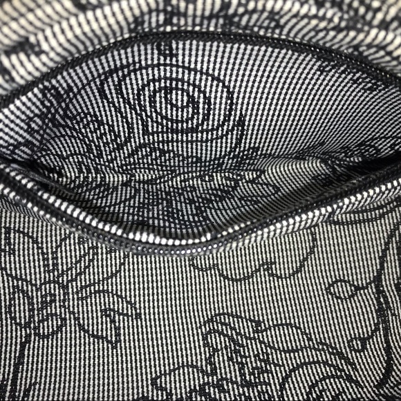 Brighton black and white polka dot baguette bag - Picture 6 of 9